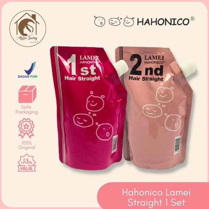 PELURUS RAMBUT || SMOOTHING ION JAPAN HAHONICO LAMEI STARAIGHT 1 SET