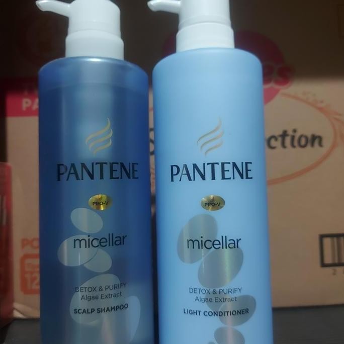 pantene micellar detox & purity 530ml shampo/conditioner