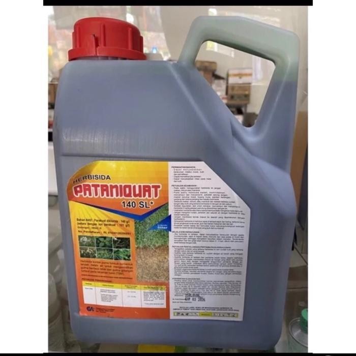 Herbisida PATANIQUAT 140 SL Kemasan 5 Liter Obat Pembasmi Rumput Termurah