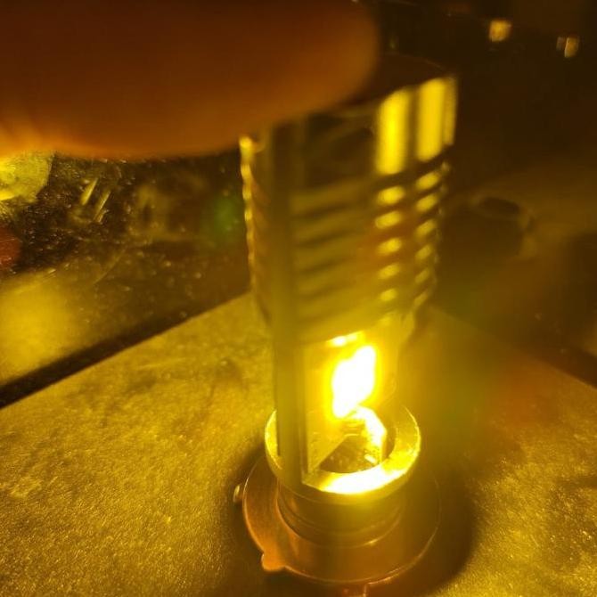 Lampu Depan Motor Osram T19 H6 Led Osram 12V Kuning All Season Hi Low