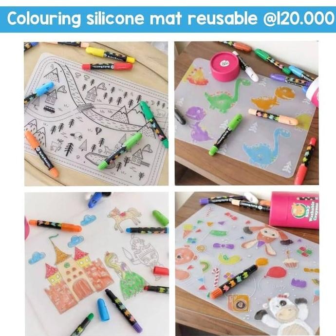 Colouring Silicon Play Mat ( Play Mat Only)