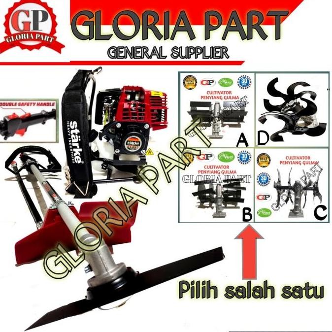 Mesin Potong Rumput Model Honda 4Tak + Mini Cultivator Head