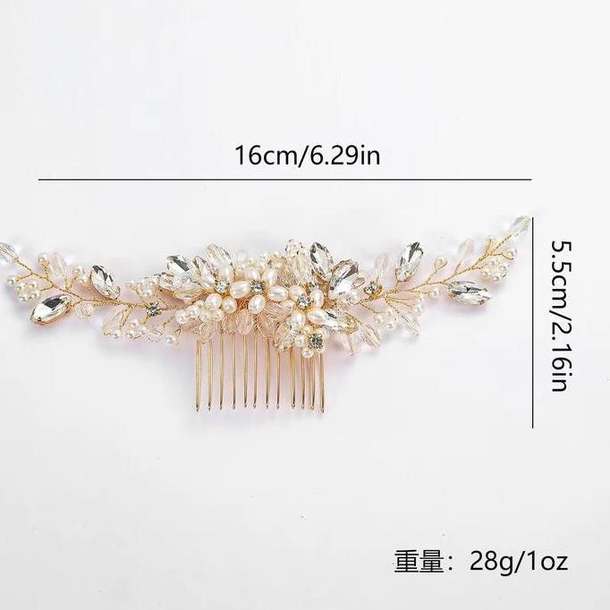 Hiasan Rambut Pesta Jepit Sirkam Rambut Aksesoris Rambut Wanita RIY