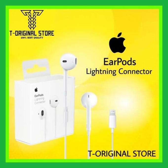Earpods Lightning Connector Original Headset Earphone Apple Iphone