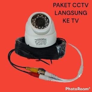 Paket Kamera Cctv Analog Langsung Ke Tv