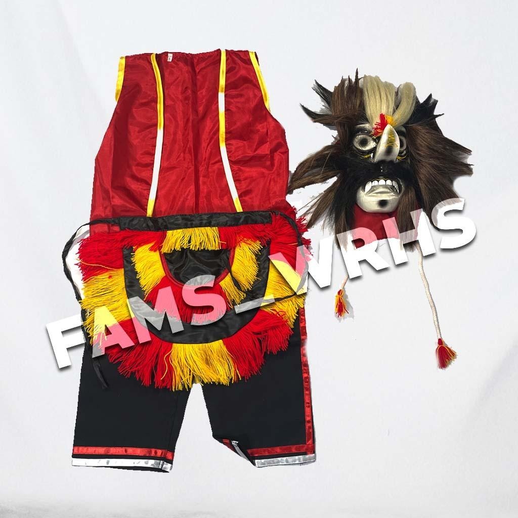 Baju Setelan Ganongan Anak Dewasa Celana Rompi Ganongan Dan Jaranan