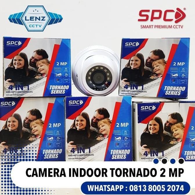Camera Cctv Spc Tornado Indoor 2 Mp / 4 In 1 Dvr 1080P