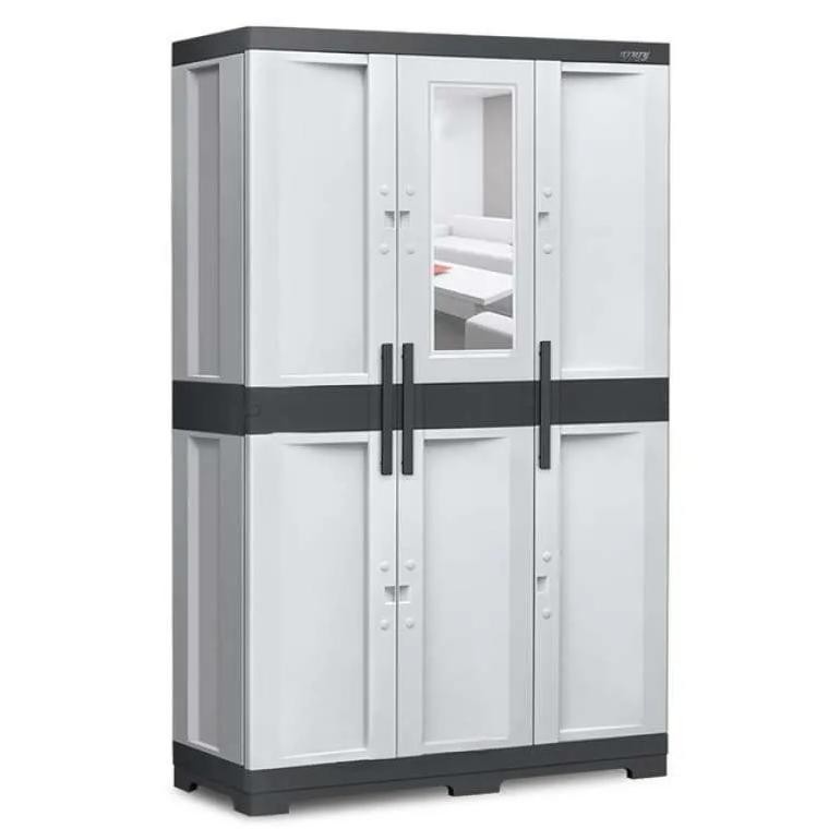 Tabitha Lemari Pakaian Plastik Super Premium Dengan Gantungan & Cermin - Tabitha Luxury