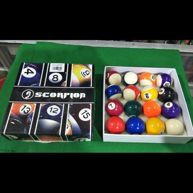 Bola billiard kecil Scorpion set