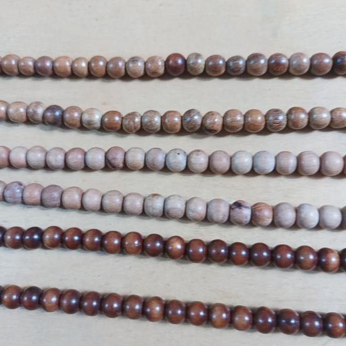 Bahan Rosario Kayu Cendana Gaharu Stigi