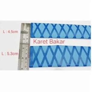Promo.. Karet Bakar Joran Heat Shrink Rubber 50 Cm Gagang Grip Joran 50Cm Hitam Biru Merah Ik69