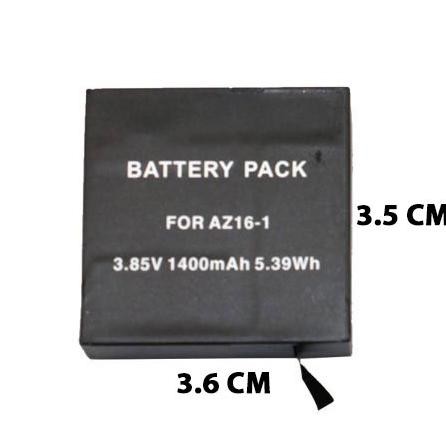 Hot Battery / Baterai For Xiaomi Yi 2 4K / Yi Lite 4K / Yi 4K Plus 1400 Mah Capacity Fx-4