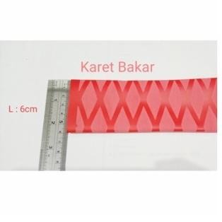 Viral Karet Bakar Joran Heat Shrink Rubber 50 Cm Gagang Grip Joran 50Cm Hitam Biru Merah Et-98
