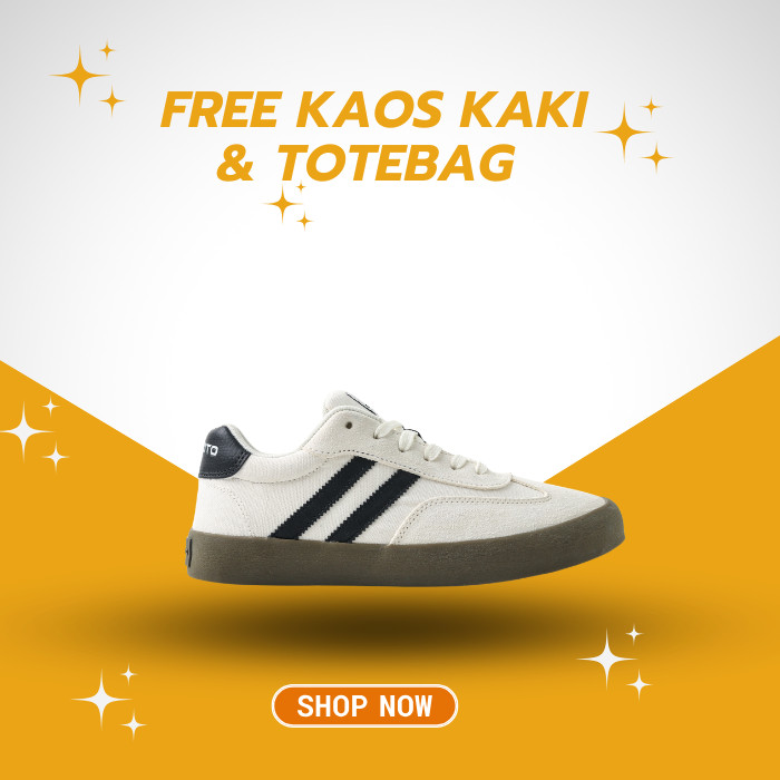 Sepatu Bavito Classic - Sneakers Casual Pria Wanita