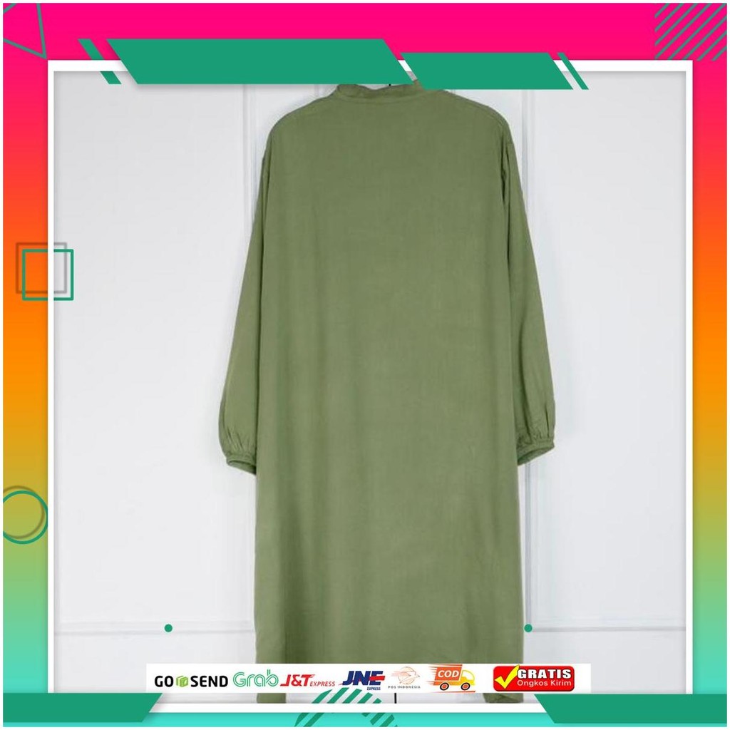 Kara.Id Cania Tunik Rayon Twill Fashion Muslim Fit Katun Sameday