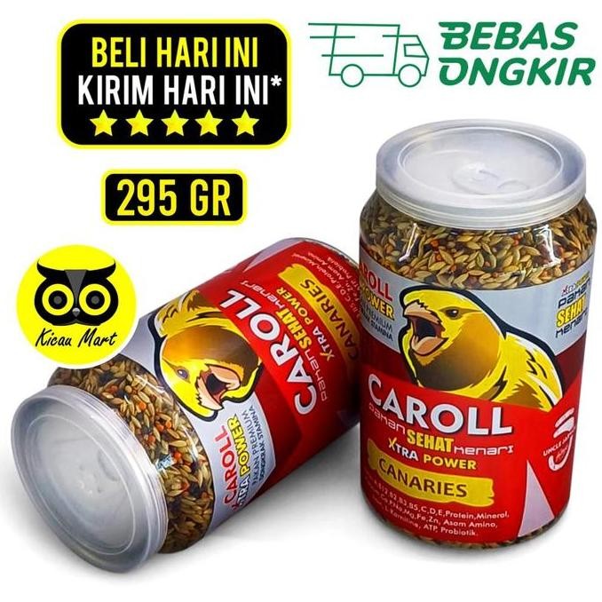 >>>>>] Caroll Xtra Power Premium Karol Pakan Gacor Penggacor Burung Kenari Finch Blackthroat Siskin 