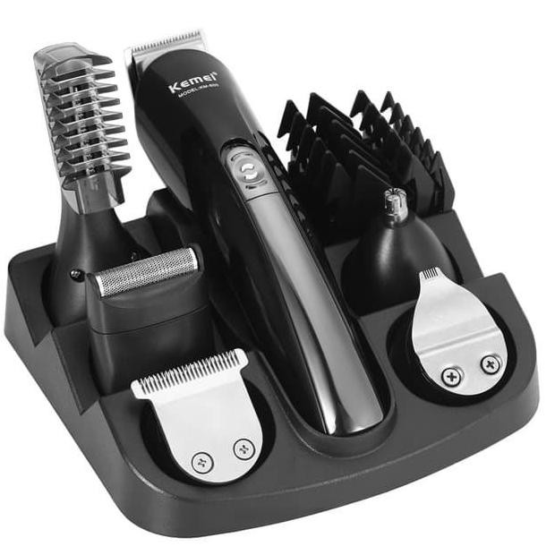 Trimmer Alat Cukur Kemei Cukuran Kumis Jenggot Cas KM-600