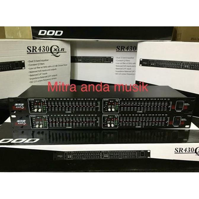 Equalizer Dod 430Q Xlr Dod430Qxlr 2X15 Band