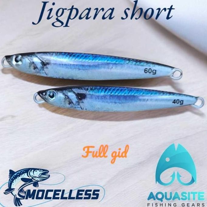 metal jig jigpara full gid 40, 60 gram umpan jigging kualitas tinggi