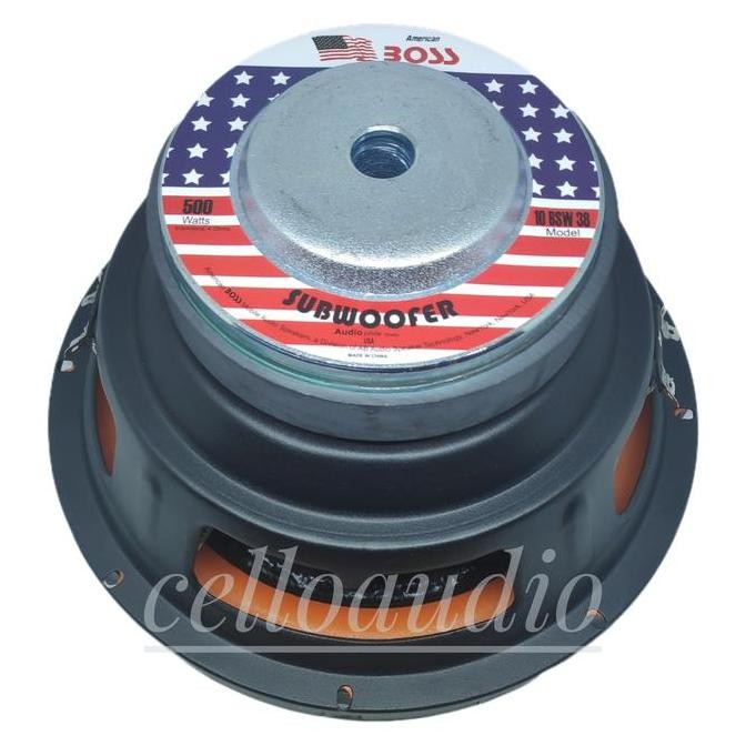 Subwoofer 10 Inch American Boss 10 Bsw 38 Subwoofer Double Coil 10"