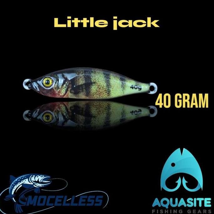 metal jig bionik little jack full GID 40, 60, 80 gram umpan jigging super realistik HE