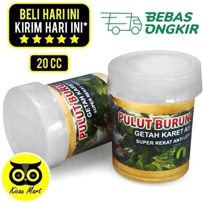 Produk Terbaik] Obat pulut getah karet asli getah bendo jebakan burung lem pulut pikat