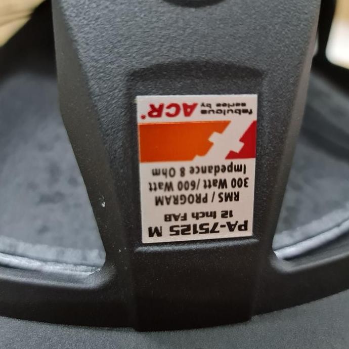 Speaker Acr Faboulus 12 In Pa75125M Original