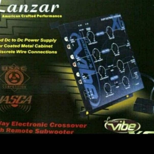 Crossover Lanzar Vibe X6 Aktif Qbass 3Way