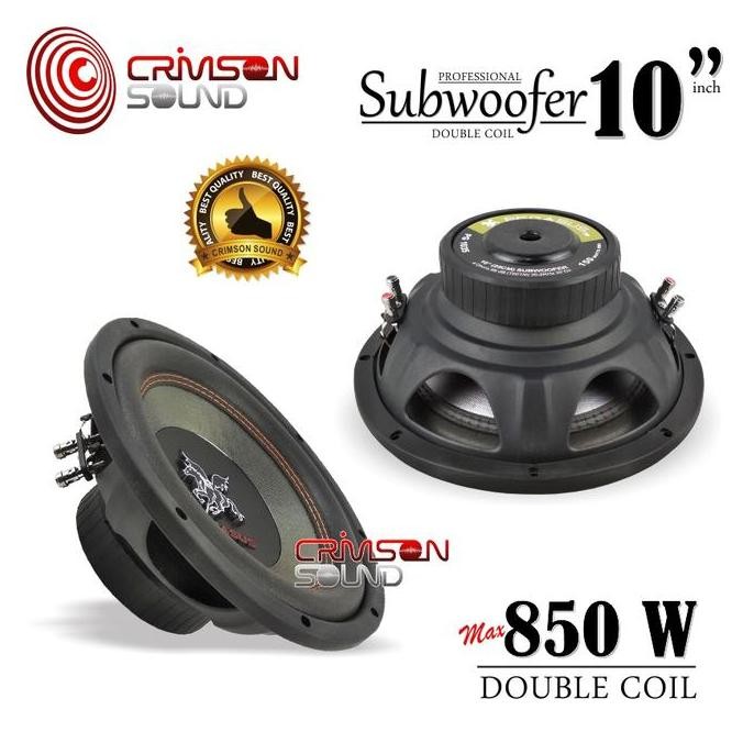 Speaker Subwoofer 10 Inch Pegasus Pg - 1035 Coil