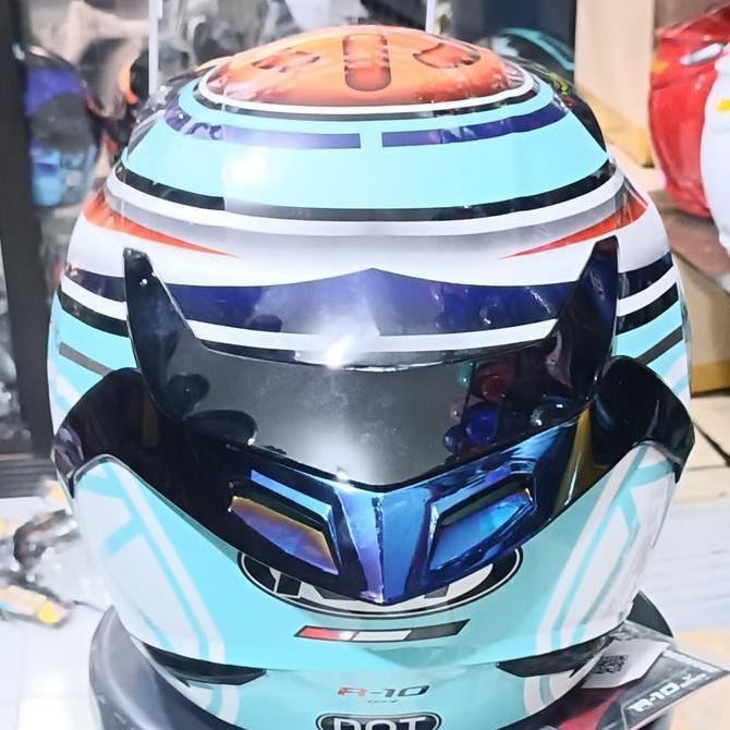 Terlaris- Spoiler Helm Kyt R10 -Gratisongkir Motorcycle Original