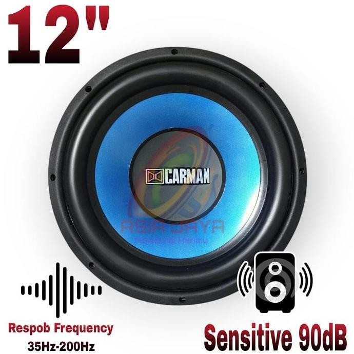 Speaker Subwoofer Carman Cm1278 12 Inch / Carman 1278
