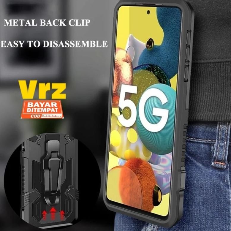 Miliki - Hard Case Belt Clip Oppo Neo9 Neo 9 A37 A37F Robot Cas Transformer Hybrid Leather Flip Soft