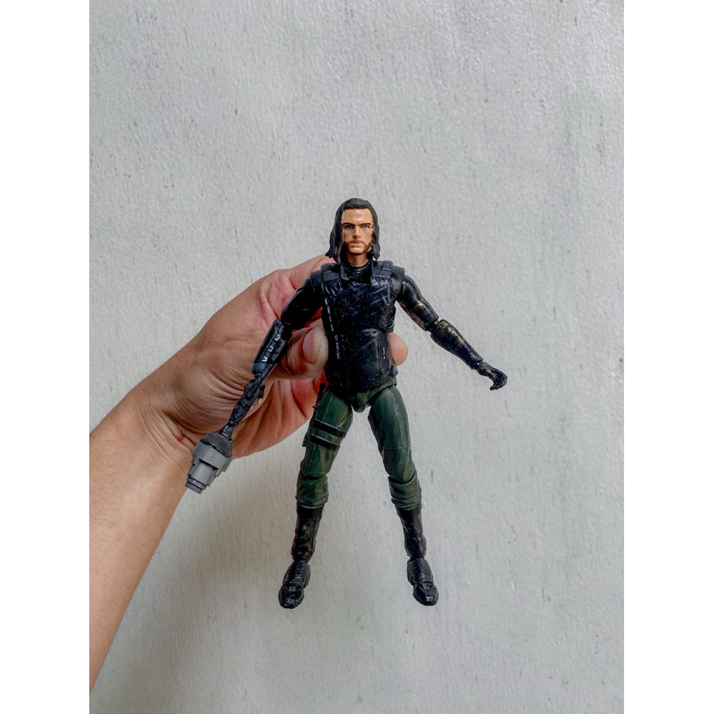 figure bucky winter soldier shf kws marvel legends toybiz