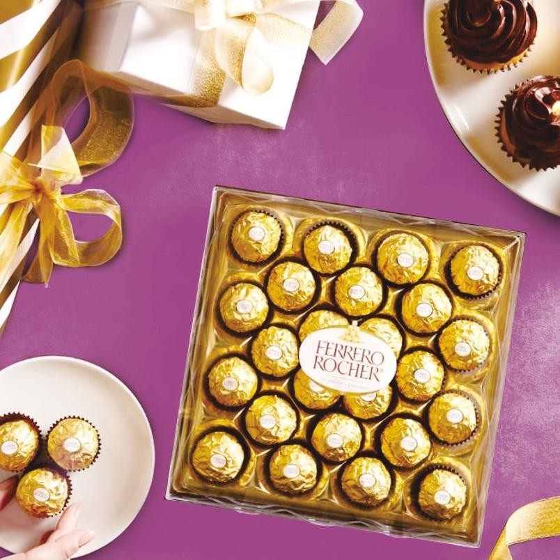 Ferrero Rocher Coklat 24 Pcs Exp April 2026 Halal