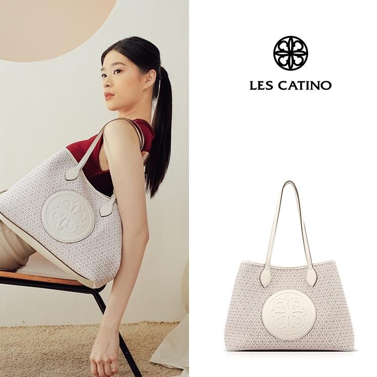 Tas Tote Les Catino Devica Carry All Monogram