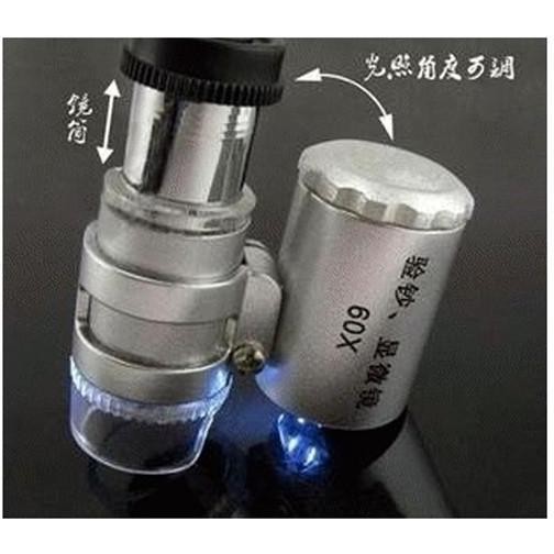 Kaca Pembesar / Lup Saku Dengan Detektor UV (Pembesaran 60x) PAS