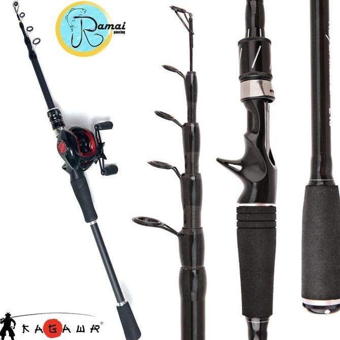 Joran Telescopic Ultra Light Ruas Pendek 55 cm Kagawa ML