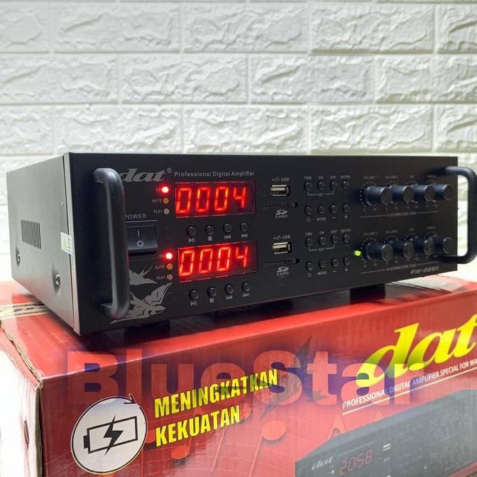 Amplifier Walet Dat Pw 228X Original Timer Digital Charger Aki - Mesin