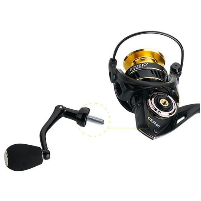REEL PANCING POWER HANDLE DEUKIO CS1000-7000 SPOOL METAL