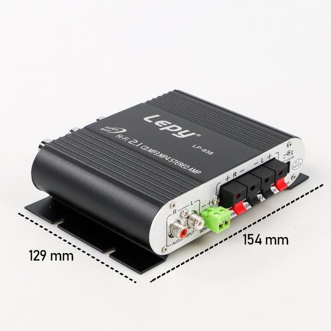 Lepy Amplifier Audio Subwoofer Speaker Pasif Home Theatre Stereo