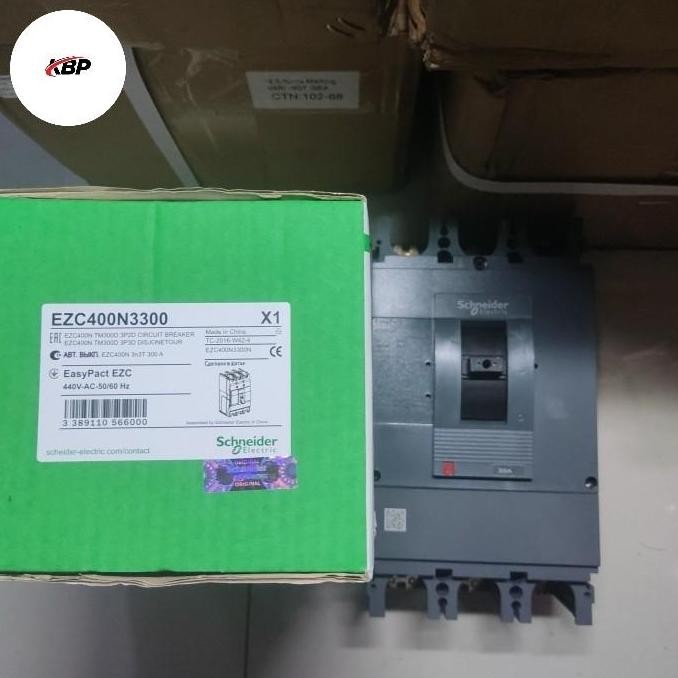 Promo MCCB schneider EZC400N 300A 3P Schneider COD
