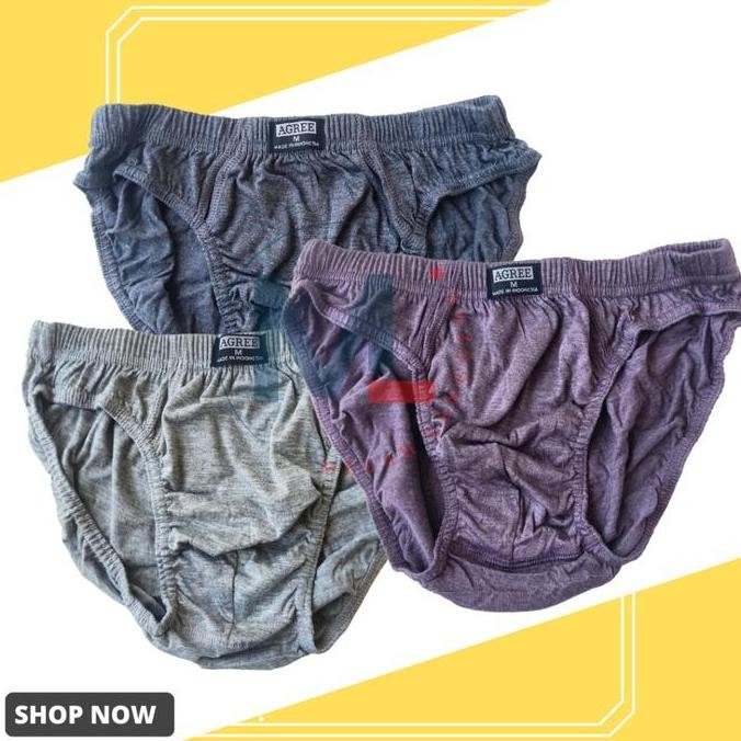 Promo 6 Pcs Celana Dalam - CD Pria Agree 8886 ORIGINAL | CD pria dewasa | M L XL XXL - Celana Dalam 