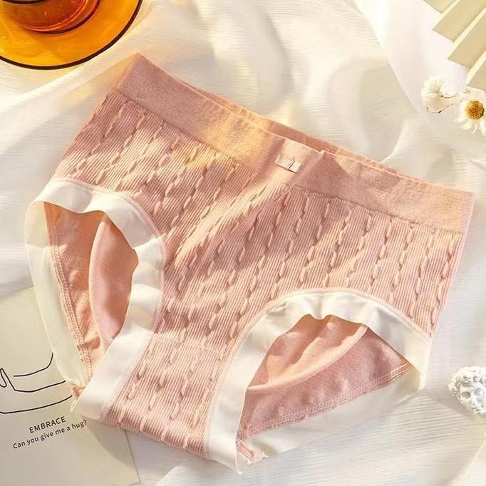 Promo Celana dalam Celebrity 8PCS Premium wanita Antibakteri CD Japan Cewek Dekorasi Renda CD-04 COD