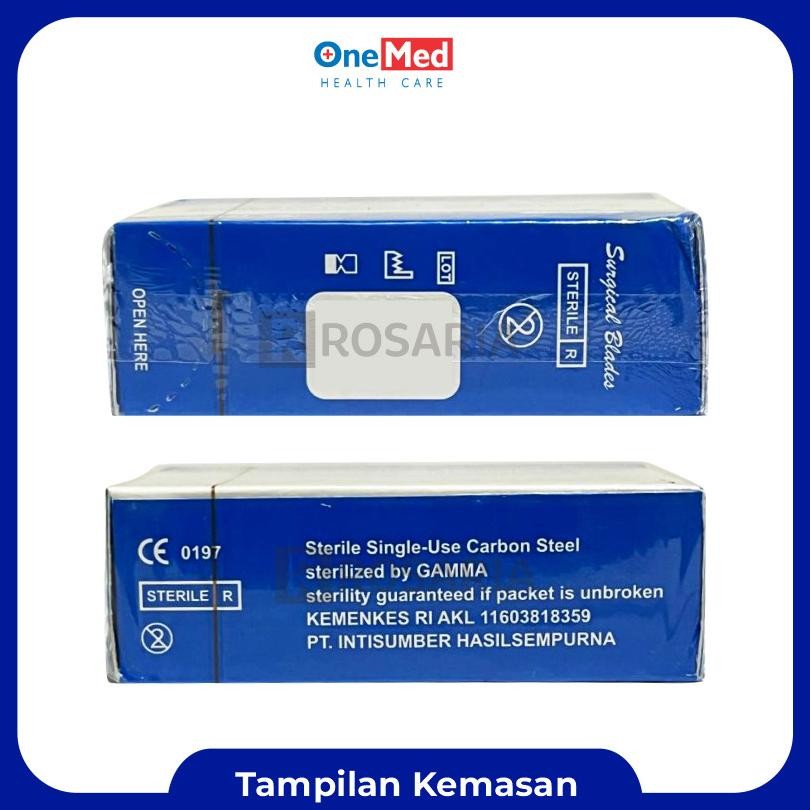 Surgical Blades Onemed No. 12 Bisturi Pisau Bedah Jalu Ready