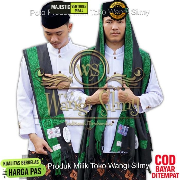 Promo Sorban Kashmiri Hitam Made In India - Sorban Panjang - Sorban Kashmiri Import India Promo