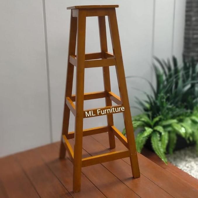 PROMO - Bangku Kayu Tinggi 120 cm Kayu Kamper