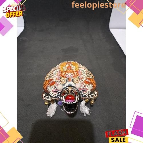 Barongan Devil Putih Telon Gantungan Kunci Unik Sungut BR -37