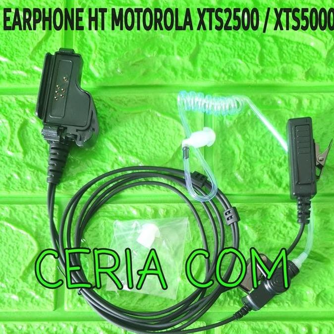 BEBAS ONGKIR - EARPHONE HT MOTOROLA XTS2500 XTS 2500 - HEADSET SPIRAL PAMPRES XTS2500