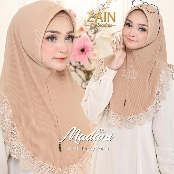 Promo HIJAB INSTAN PLISKET MADANI 03 ORIGINAL ZAIN COLLECTION COD