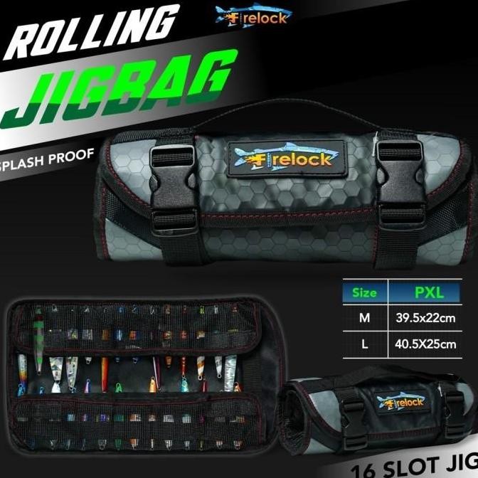 FIRELOCK ROLLING JIG BAG | TAS METAL JIG | TEMPAT METAL JIG
